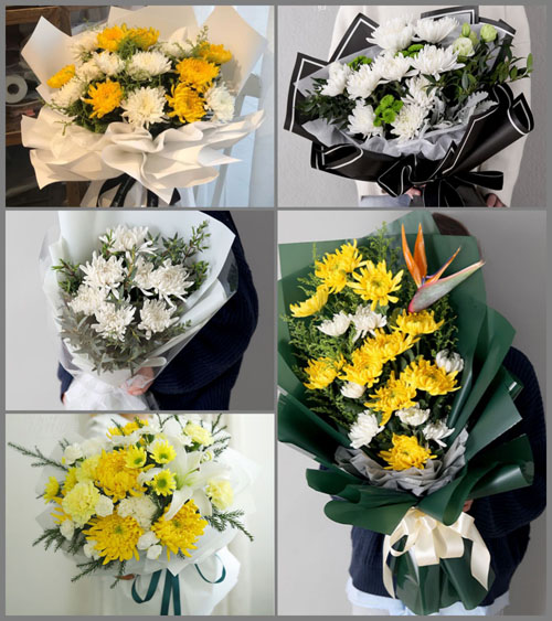 广西贺州平桂区沙田镇白事花束代送